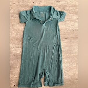 Kyte BABY Teal Kids One Piece polo short